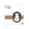 Weihnachtskarte «Schneemann»